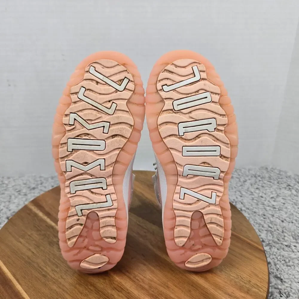 Jordan 11 Retro Low PS PreSchool Kids 2y Legend Pink White Daily Casual Sneaker